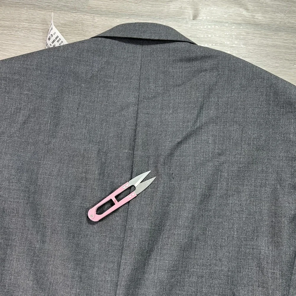 Jos. A. Bank Blazer Mens 42L Gray Classic Collection Wool 2‎ Button Sport Coat